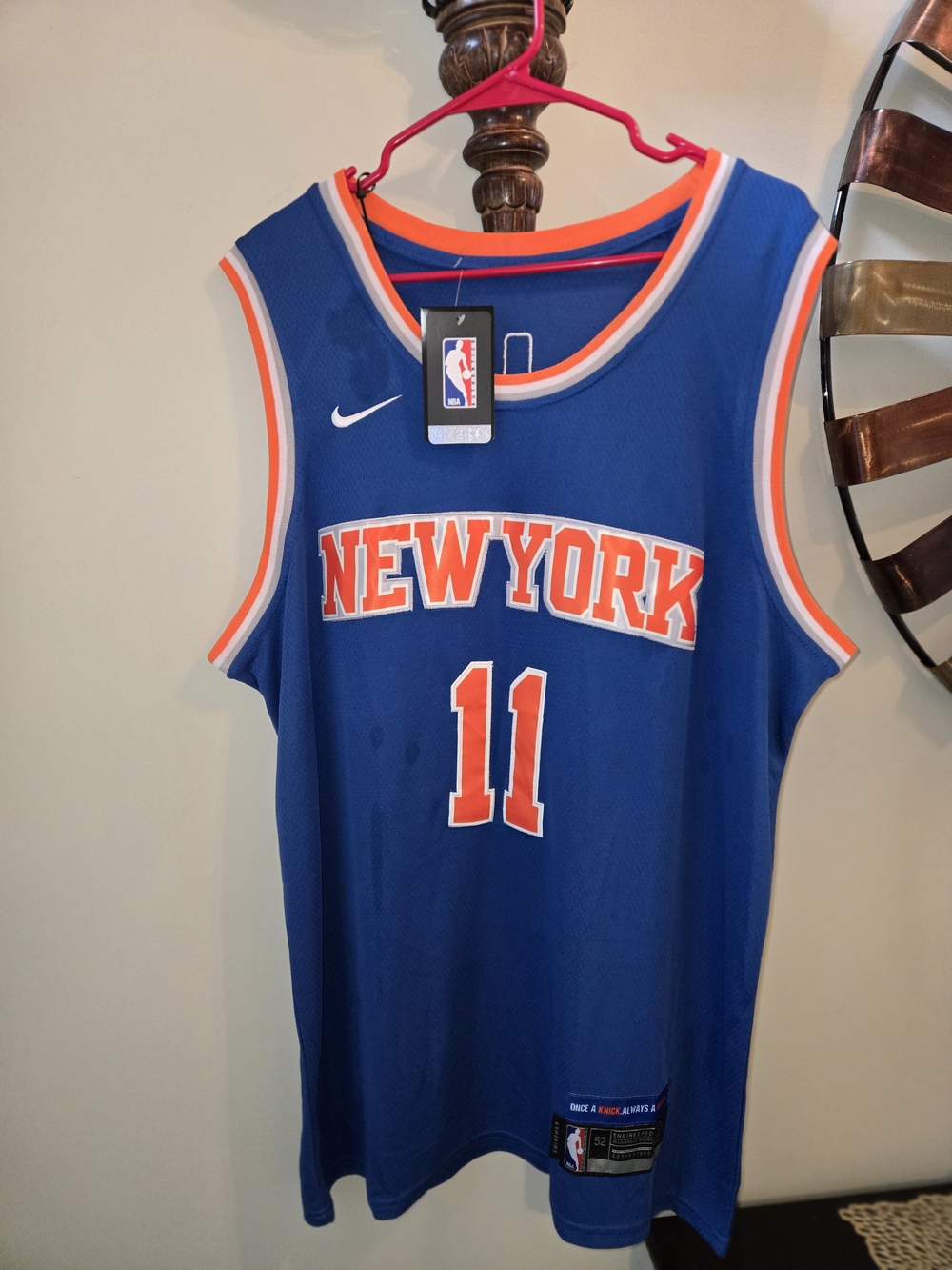 New York Knicks Blue & Orange #11 BRUNSON Jersey